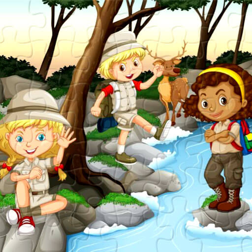 Read more about the article Camping Kids Jigsaw