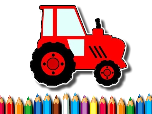 Read more about the article Easy Kids Coloring Tractor
