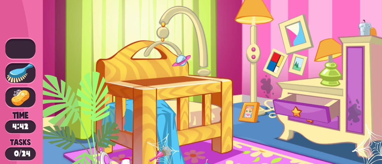 Read more about the article Baby Doll House Cleaning Game