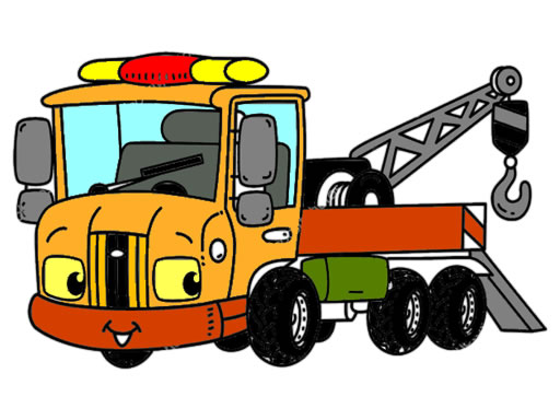 Read more about the article Tow Trucks Coloring