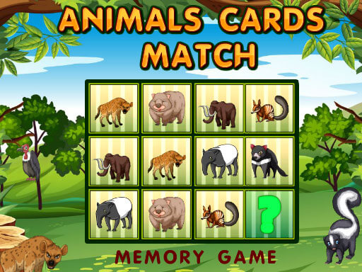 Read more about the article Animals Cards Match