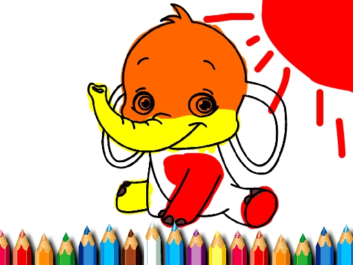 Read more about the article Elephant Coloring Book