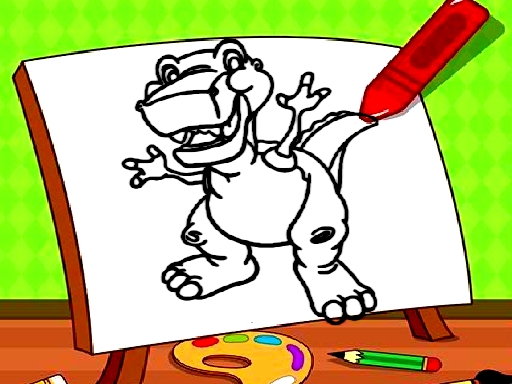 Read more about the article Easy Kids Coloring Dinosaur