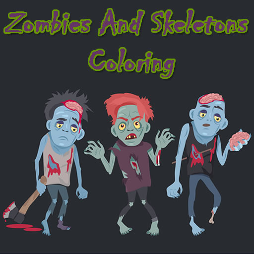 Read more about the article Zombies And Skeletons Coloring