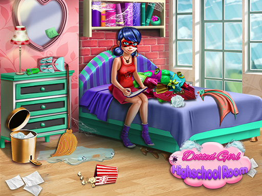 Read more about the article Dotted Girl Highschool Room