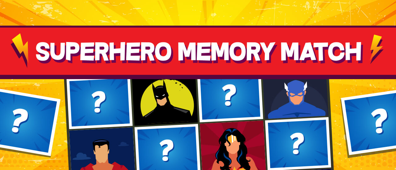 Read more about the article Superhero Memory Match