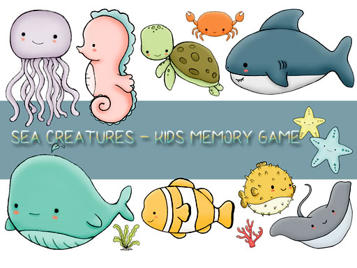 Read more about the article Kids Memory Sea Creatures