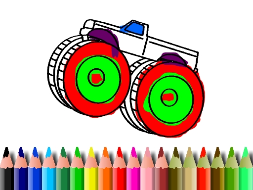 Read more about the article BTS Monster Truck Coloring