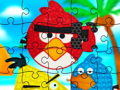 Read more about the article Funny Birds Pop It Jigsaw