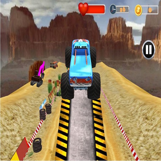 Read more about the article Monster Truck Tricky Stunt Race Game