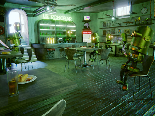 Read more about the article Robot Bar Find the differences