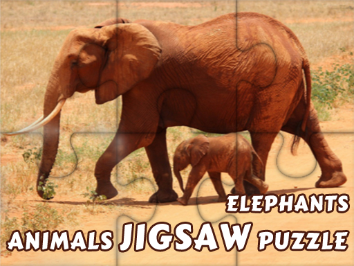 Read more about the article Animals Jigsaw Puzzle Elephants