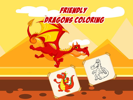 Read more about the article Friendly Dragons Coloring