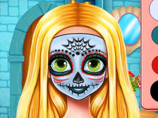 Read more about the article Sisters Halloween Face Paint