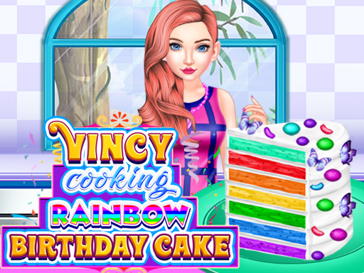 Read more about the article Vincy Cooking Rainbow Birthday Cake