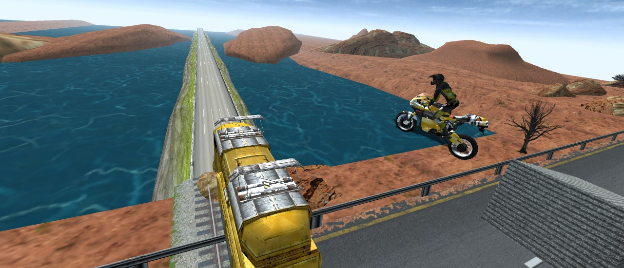 Read more about the article Highway Traffic Bike Stunts