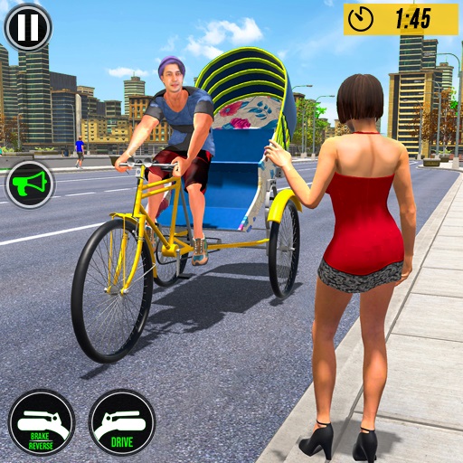 Read more about the article Bicycle Tuk Tuk Auto Rickshaw Free Driving Game