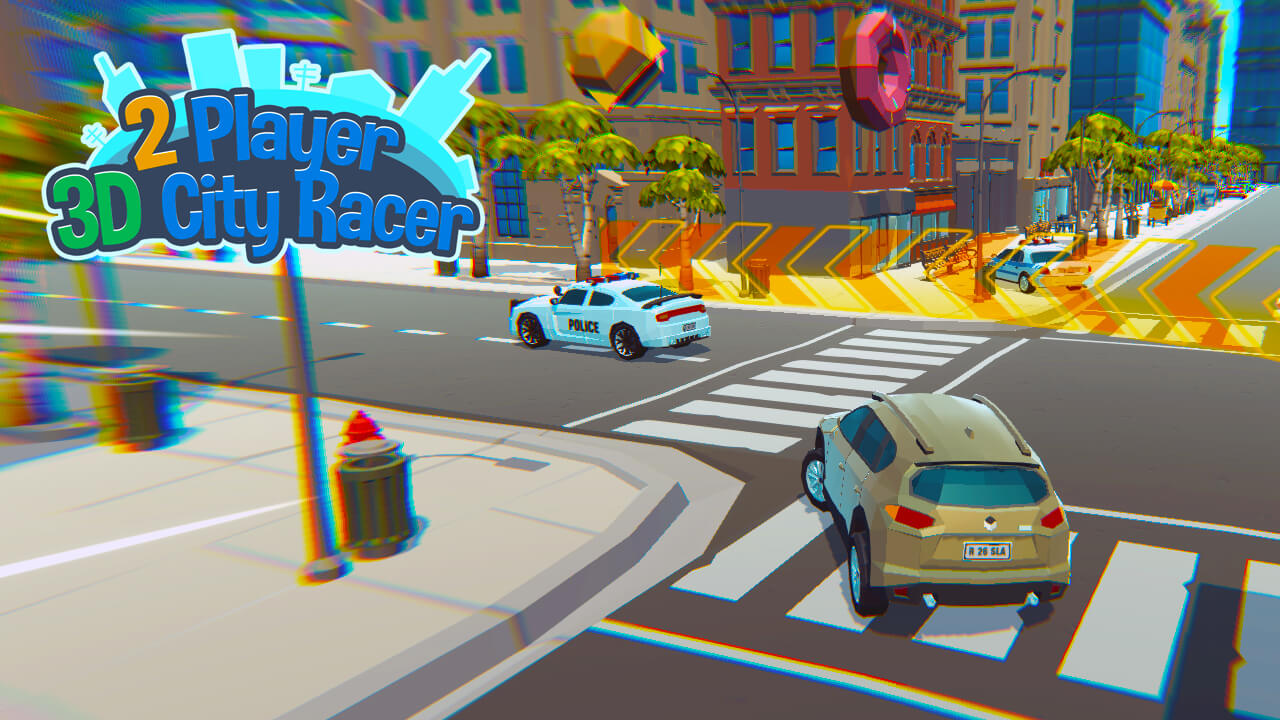 Read more about the article 2 Player 3D City Racer