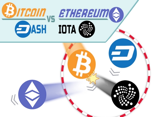 Read more about the article BITCOIN vs ETHEREUM DASH IOTA
