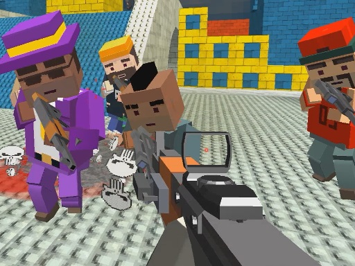 Read more about the article GunGame shooting warfare blocky gangster