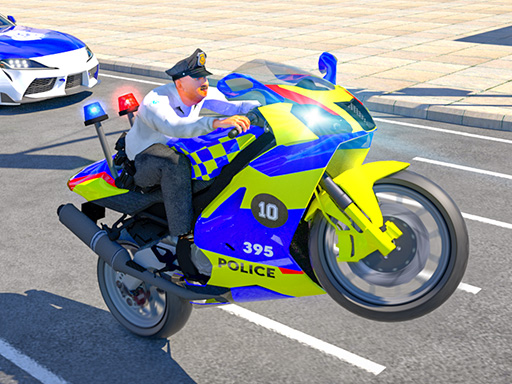 Read more about the article Police Bike Stunt Race Game