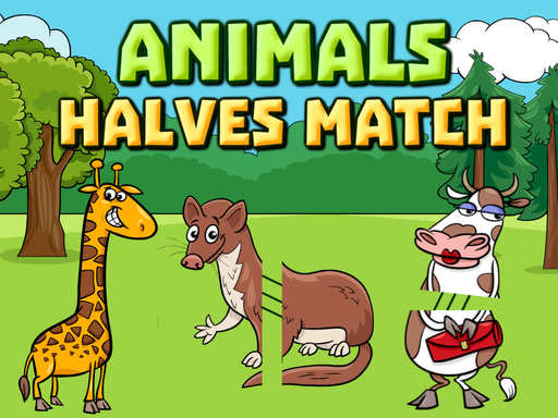Read more about the article Animals Halves Match