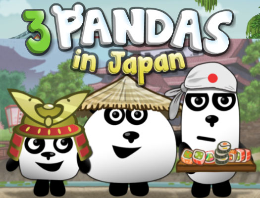 Read more about the article 3 Pandas In Japan HTML5