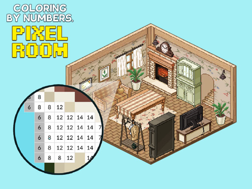 Read more about the article Coloring by Numbers. Pixel Rooms