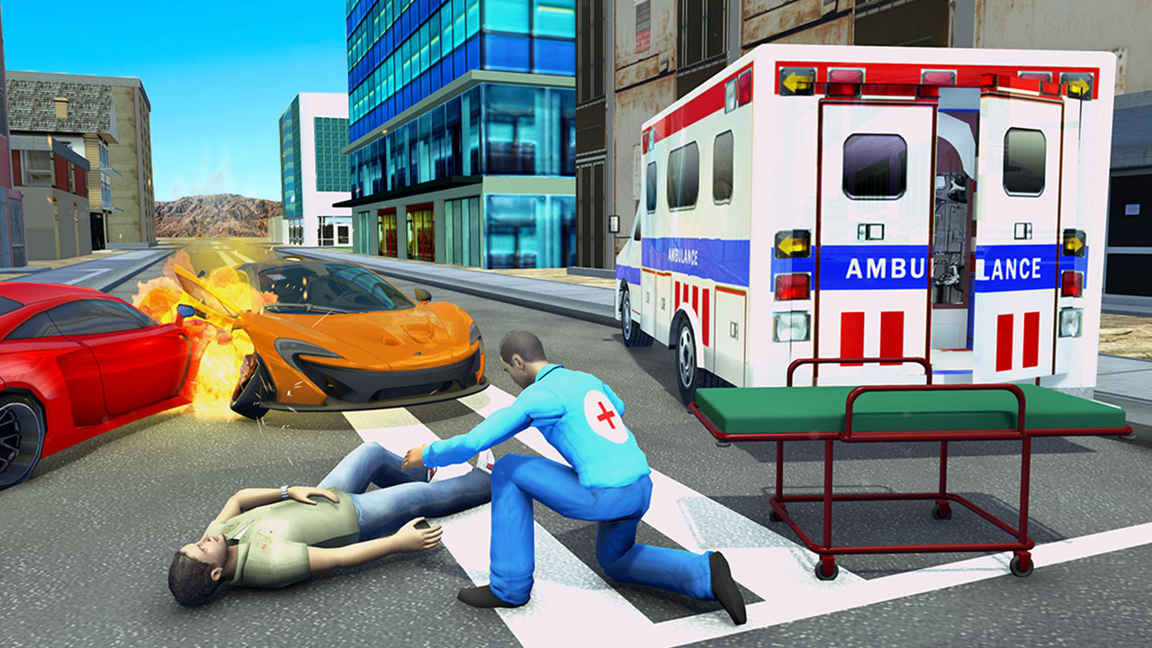 Read more about the article Ambulance Rescue Game Ambulance helicopter