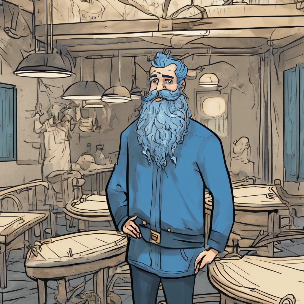 Read more about the article Blue Beard – comic story for kids