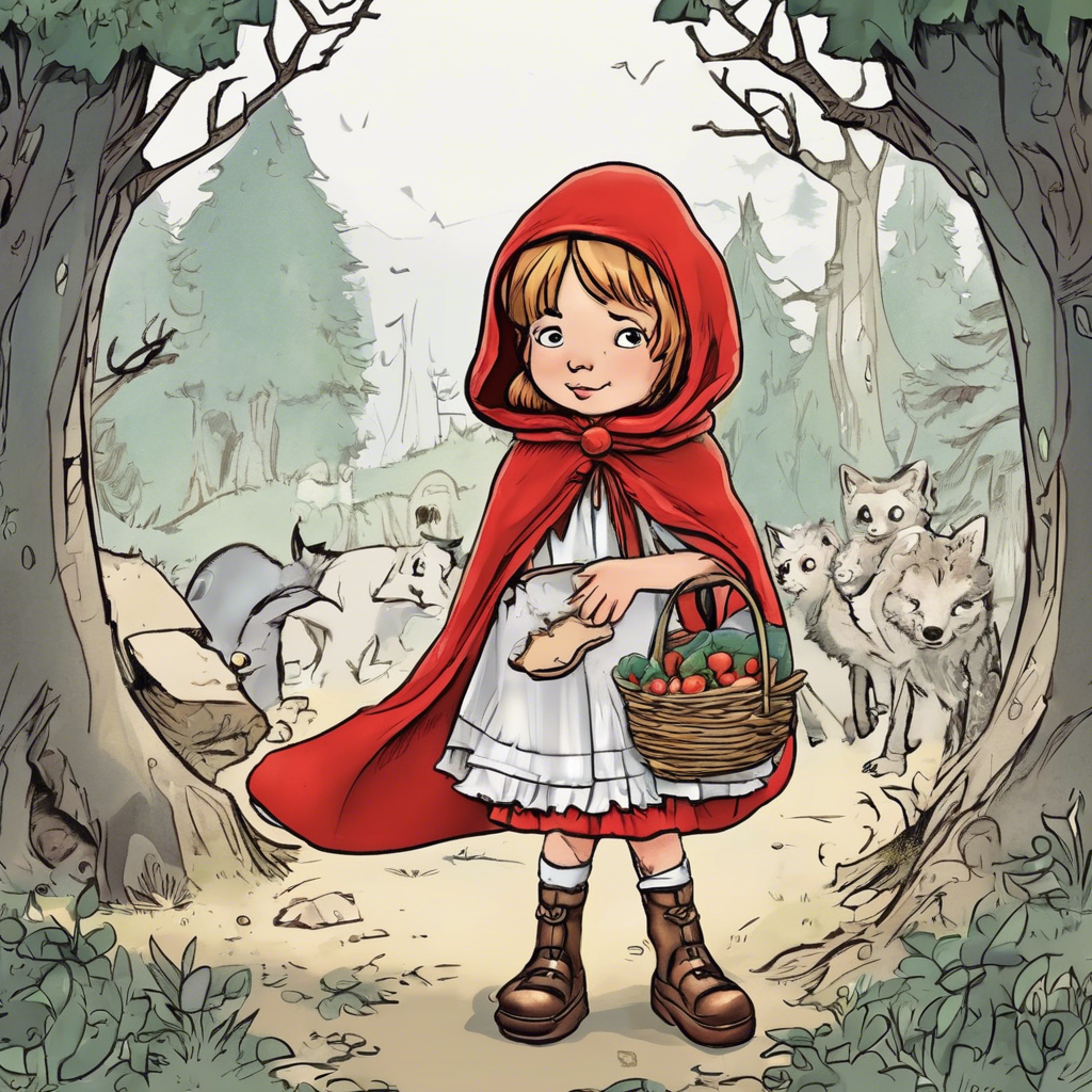 Read more about the article Little Red Riding Hood – comic story for kids