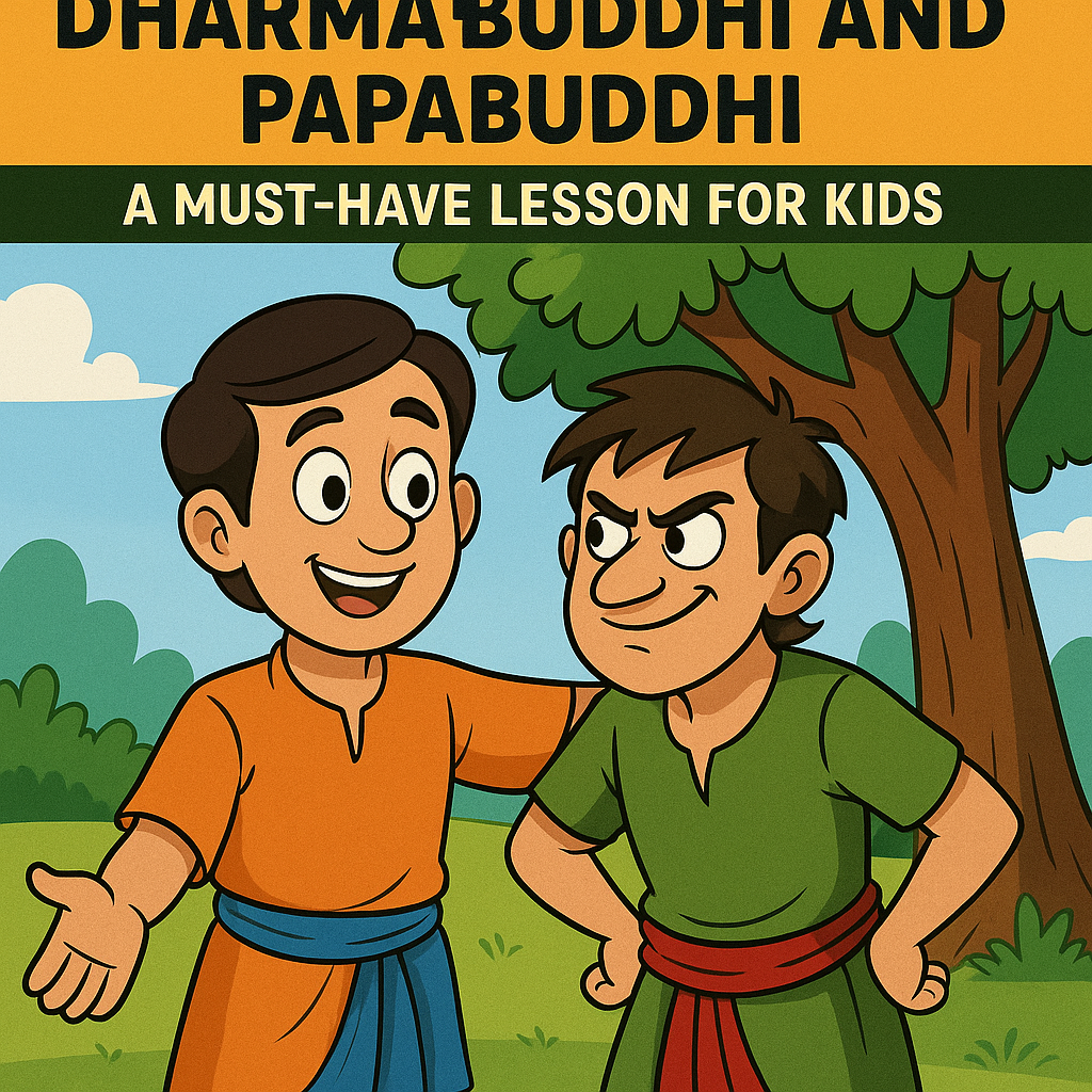 You are currently viewing Panchatantra Story of Dharmabuddhi and Papabuddhi: A Must-Have Lesson for Kids
