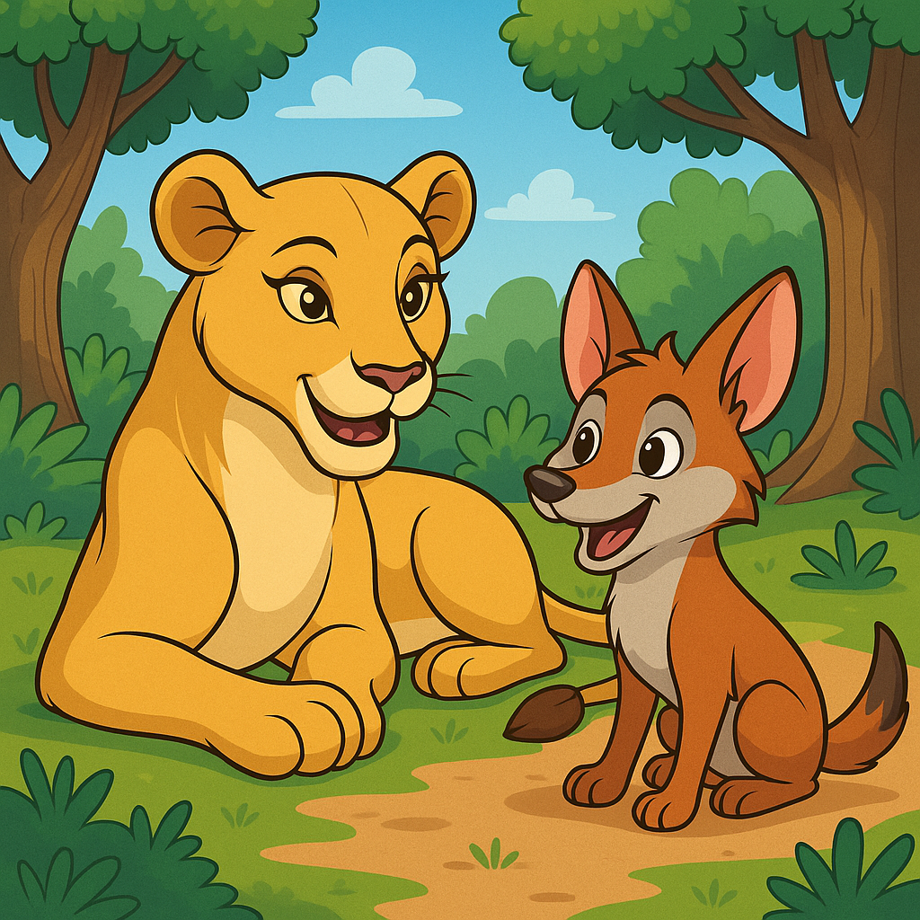 You are currently viewing Panchatantra Story: Stunning Lioness and Young Jackal Tale