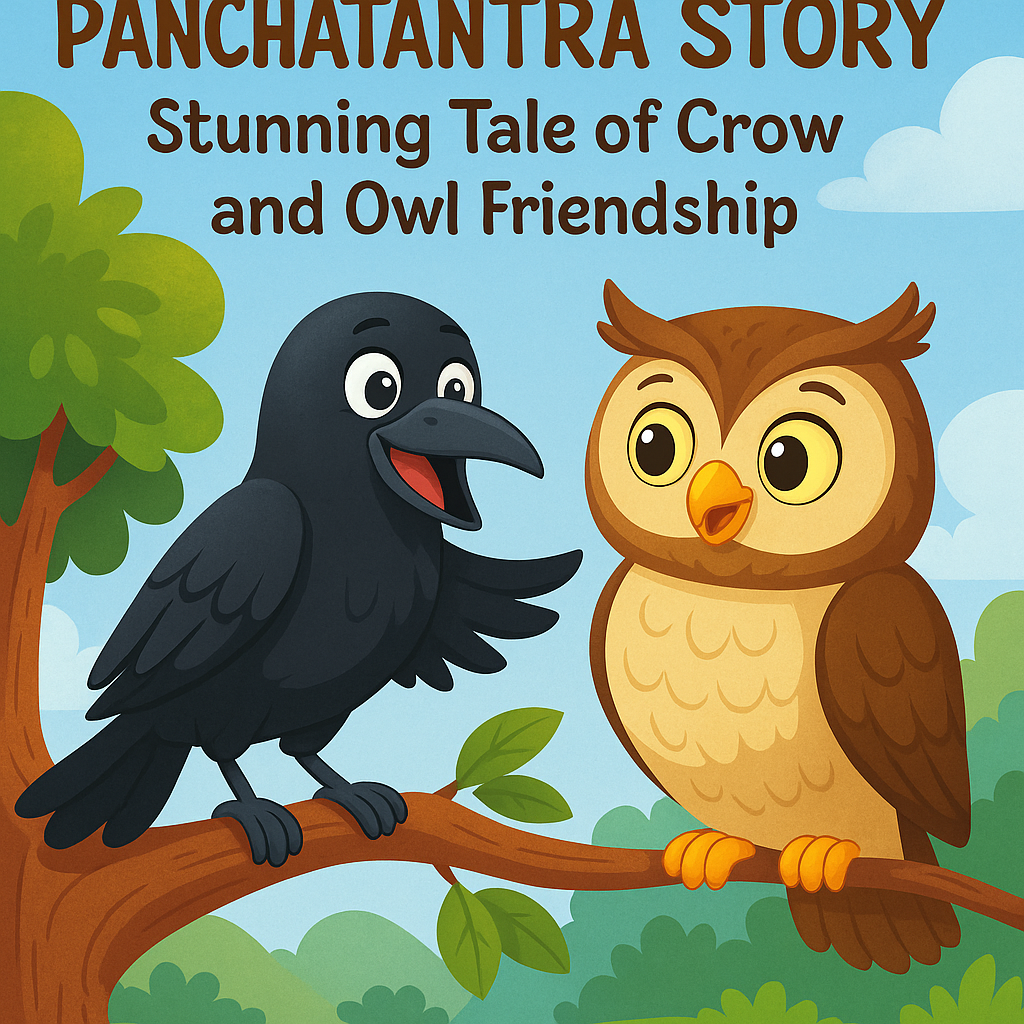 You are currently viewing Panchatantra Story: Stunning Tale of Crow and Owl Friendship