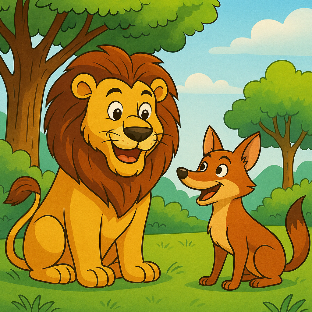 You are currently viewing Panchatantra Story: Stunning Tale of Vajradaunstra Lion & Chaturaka Jackal