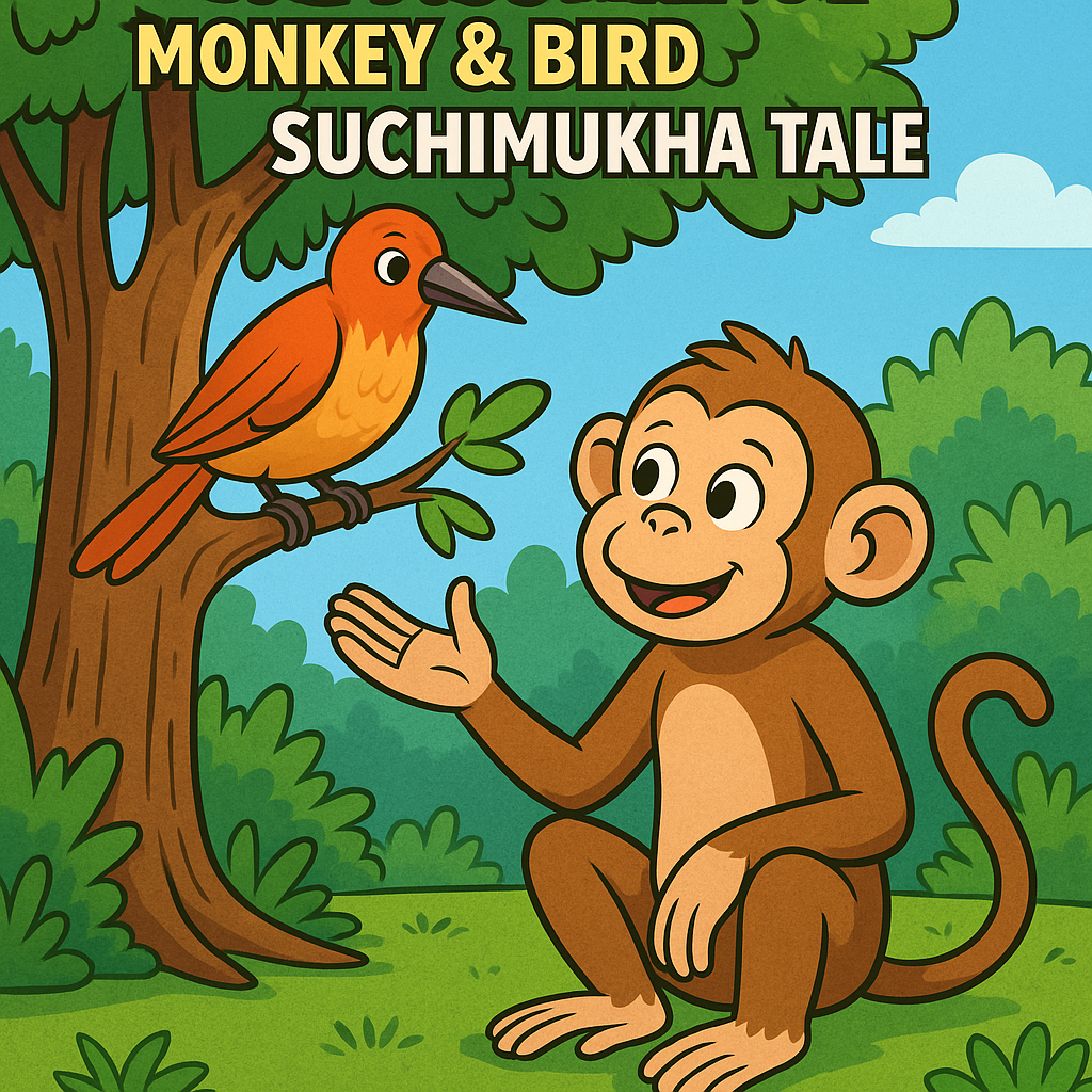You are currently viewing Panchatantra Story: The Must-Have Monkey & Bird Suchimukha Tale