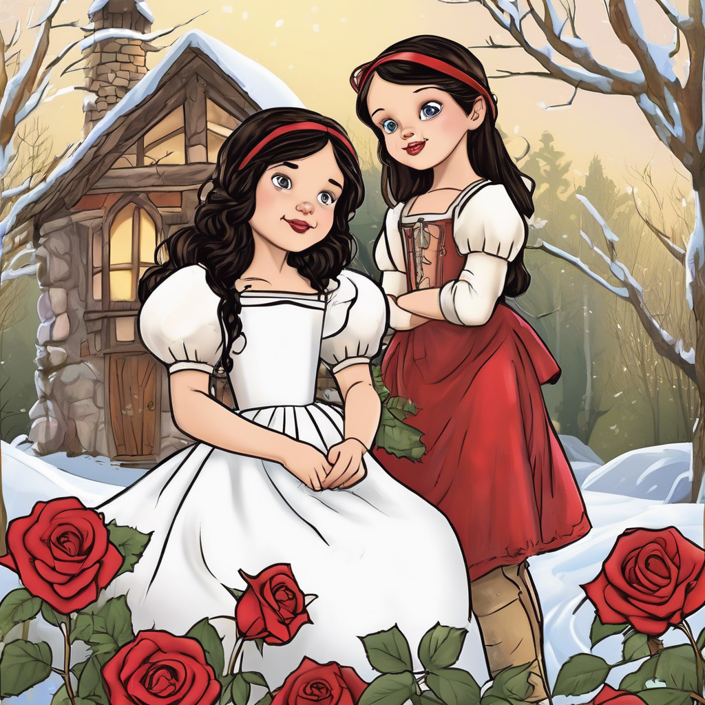 Read more about the article Snow-White And Rose-Red – comic story for kids