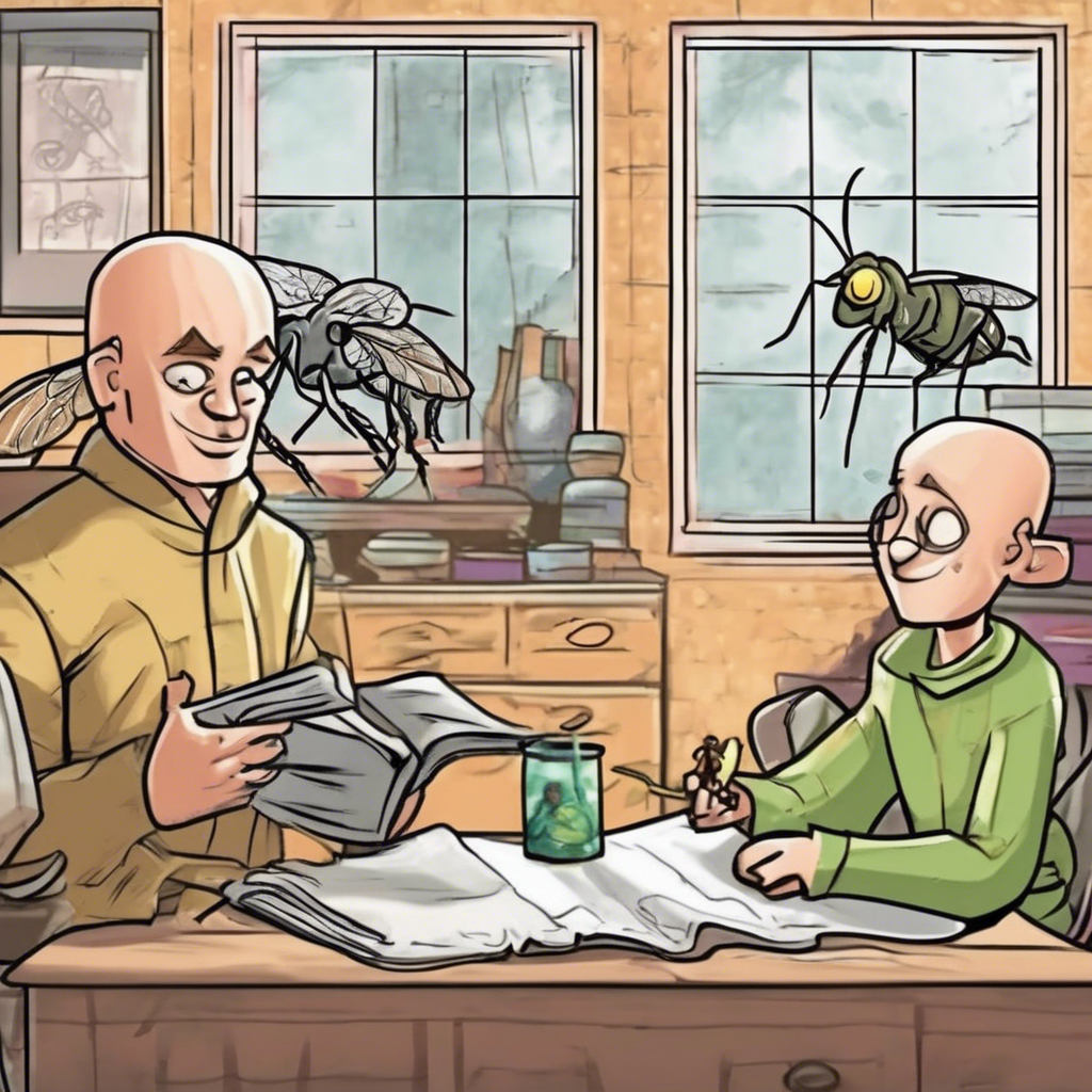 Read more about the article The Bald Man and the Fly – comic story for kids