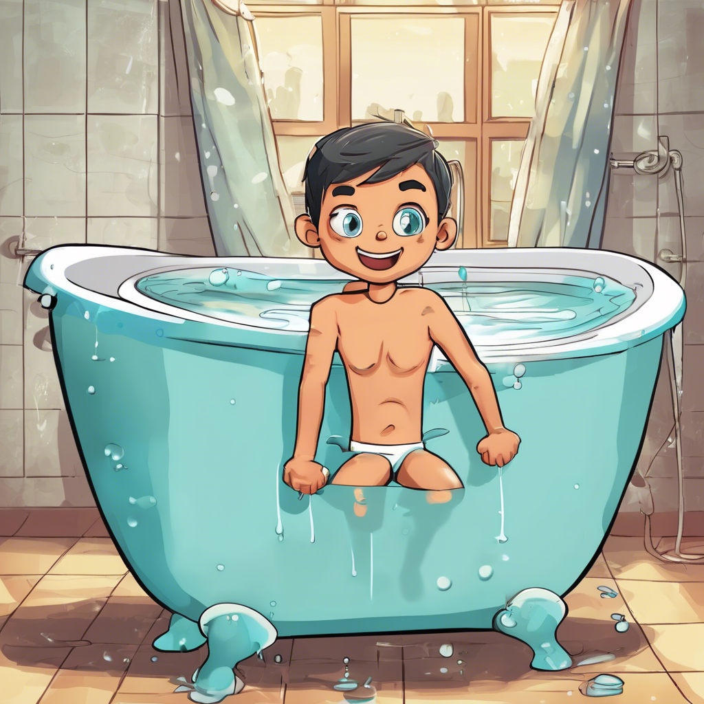 Read more about the article The Boy Bathing – comic story for kids