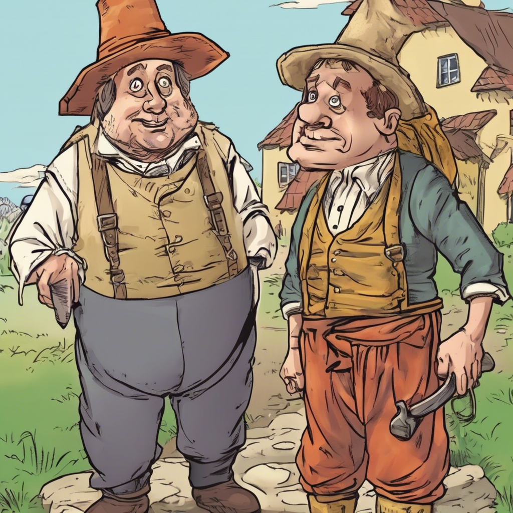 You are currently viewing The Buffoon and the Countryman – comic story for kids