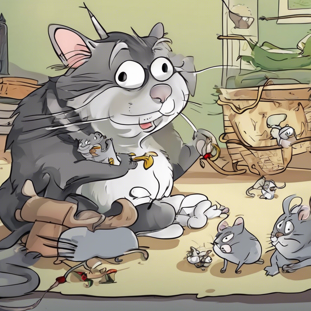 Read more about the article The Cat and the Mice – comic story for kids