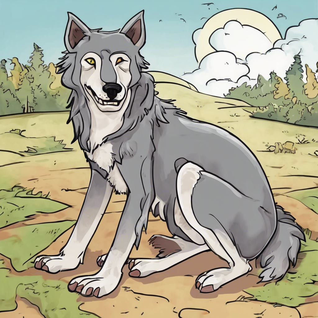 Read more about the article The Dog and the Wolf – comic story for kids