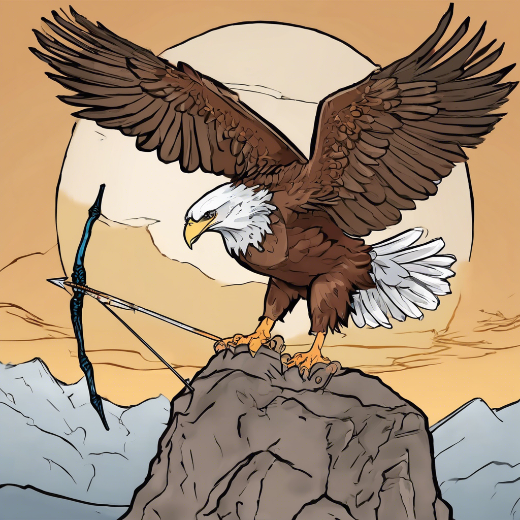 Read more about the article The Eagle and the Arrow – comic story for kids