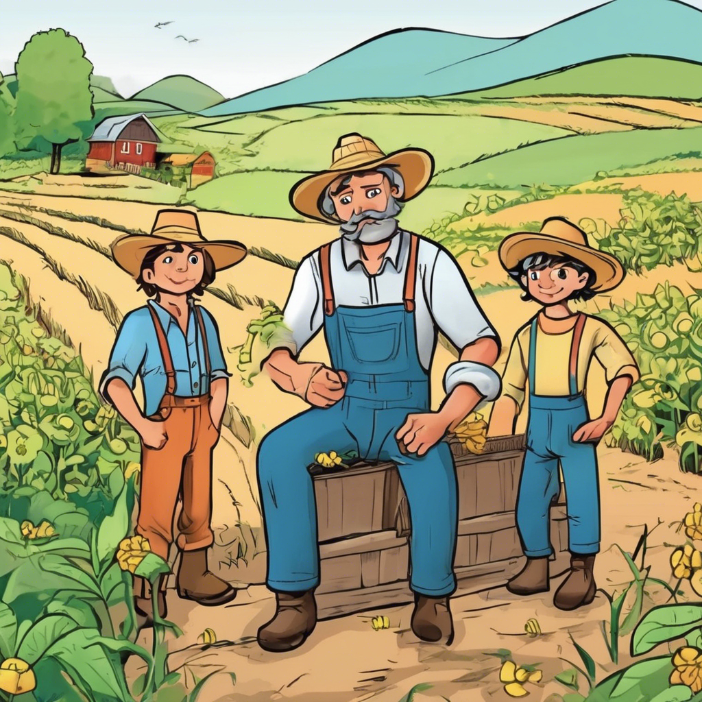 Read more about the article The Farmer and His Sons – comic story for kids
