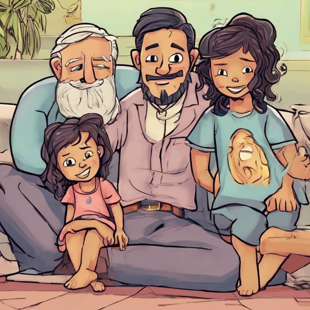 Read more about the article The Father and His Daughters – comic story for kids