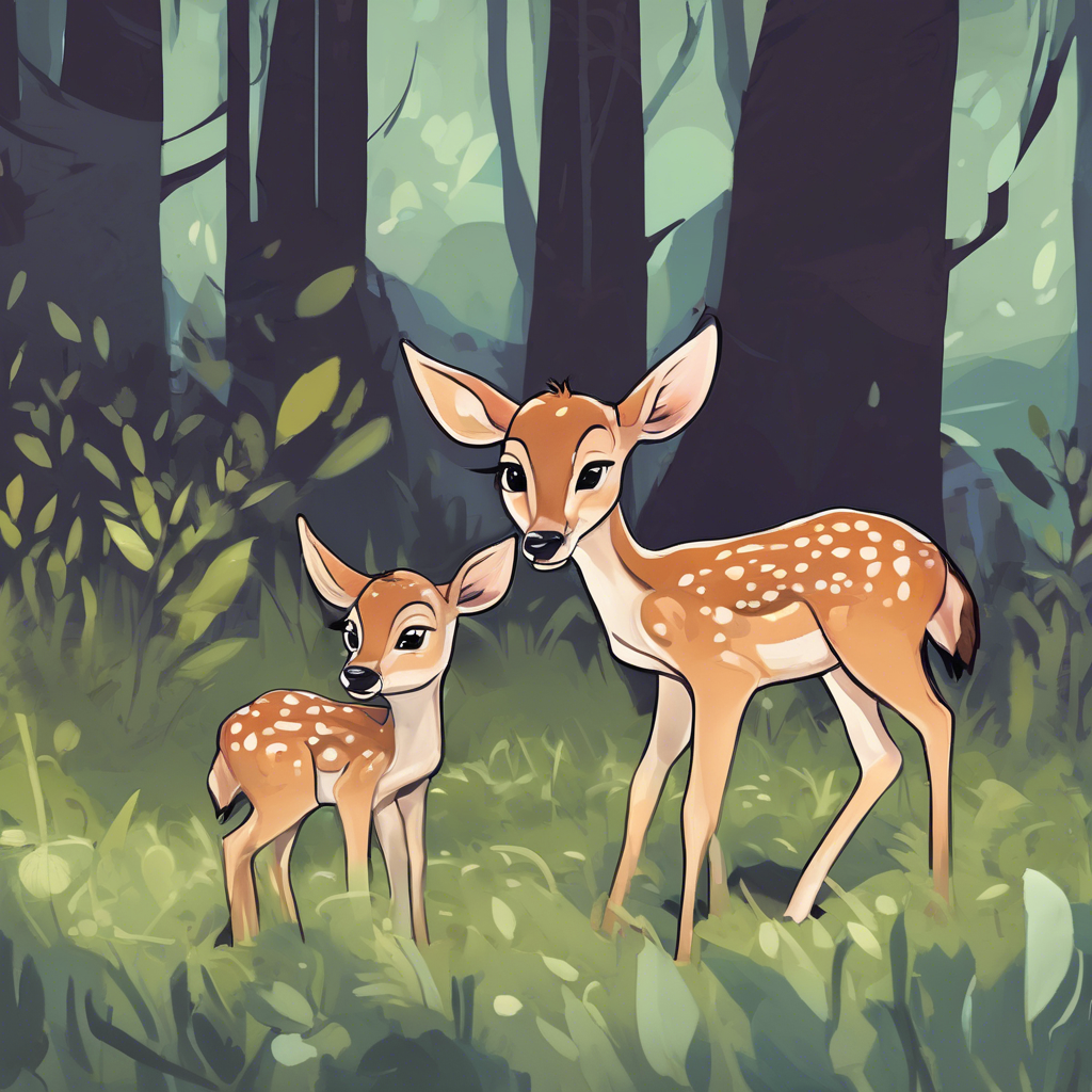 Read more about the article The Fawn and His Mother – comic story for kids