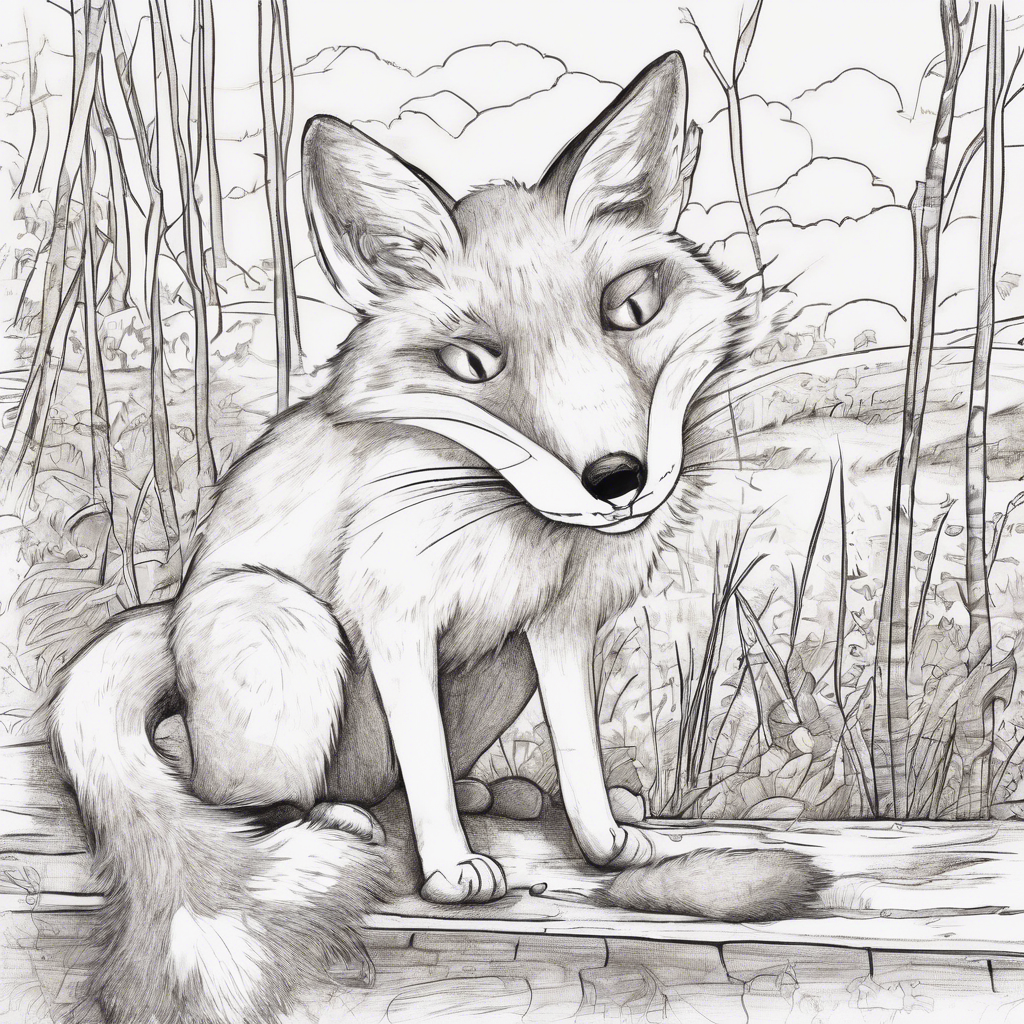Read more about the article The Fox and the Cat – comic story for kids