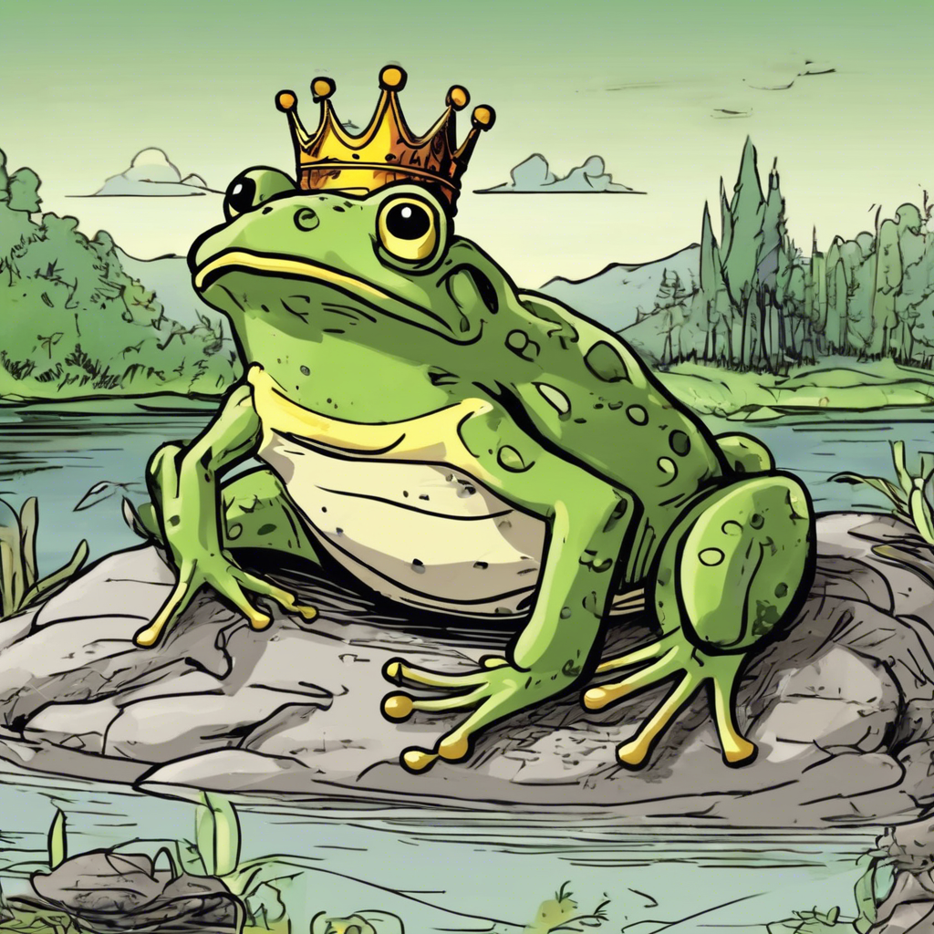 The Frog King, or Iron Henry – comic story for kids