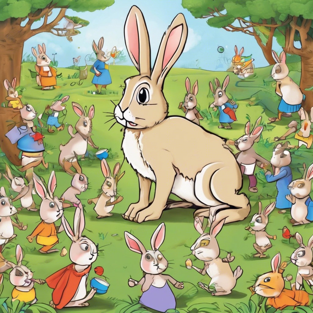 Read more about the article The Hare With Many Friends – comic story for kids