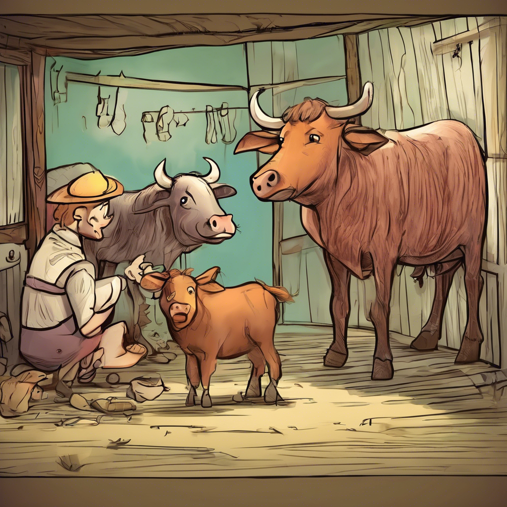 Read more about the article The Hart in the Ox-Stall – comic story for kids